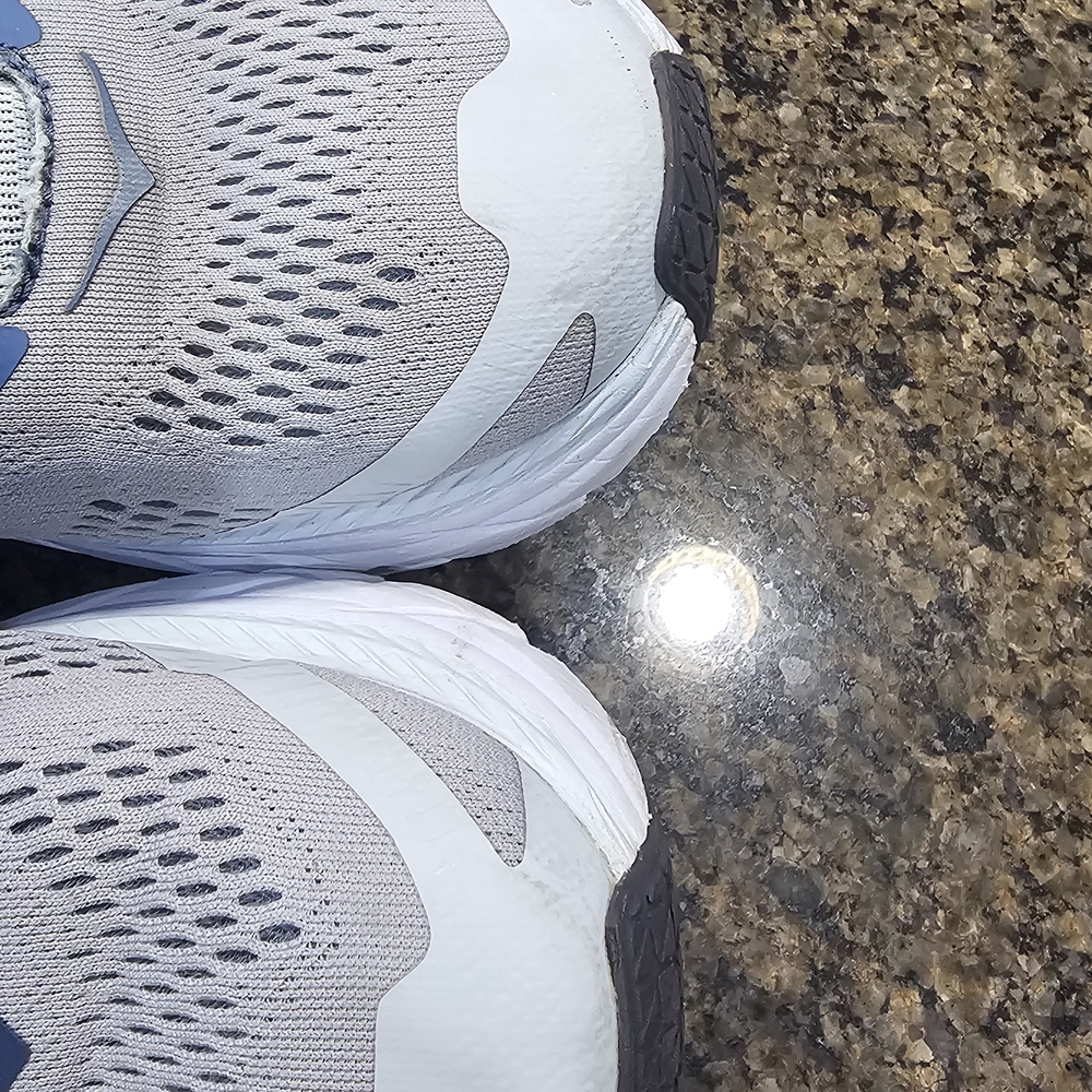 Hoka One One Women's Clifton 6 - Blue, Gray, and Red Accents - Picture 4 of 6